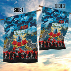 Titans ANZAC Day Garden Flag Australian Army - Lest We Forget