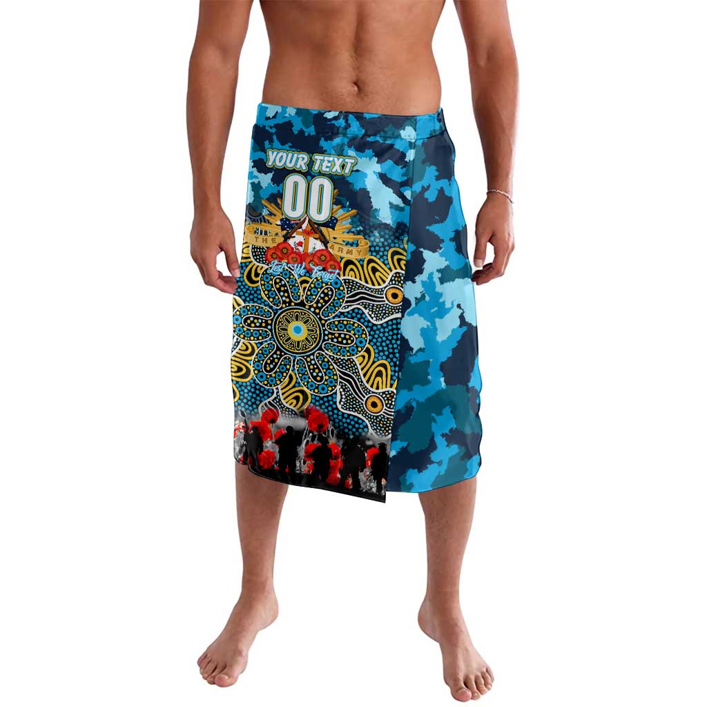 Personalized Titans ANZAC Day Lavalava Australian Army - Lest We Forget