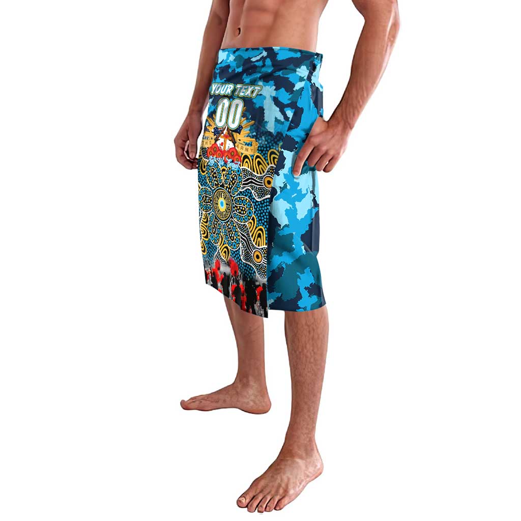 Personalized Titans ANZAC Day Lavalava Australian Army - Lest We Forget