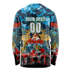 Personalized Titans ANZAC Day Long Sleeve Shirt Australian Army - Lest We Forget