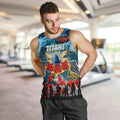 Personalized Titans ANZAC Day Men Tank Top Australian Army - Lest We Forget