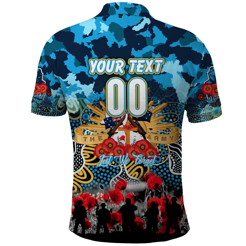 Personalized Titans ANZAC Day Polo Shirt Australian Army - Lest We Forget