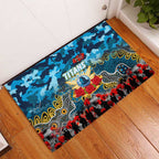 Titans ANZAC Day Rubber Doormat Australian Army - Lest We Forget