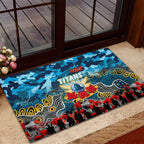 Titans ANZAC Day Rubber Doormat Australian Army - Lest We Forget