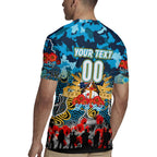 Personalized Titans ANZAC Day Rugby Jersey Australian Army - Lest We Forget