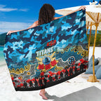 Titans ANZAC Day Sarong Australian Army - Lest We Forget