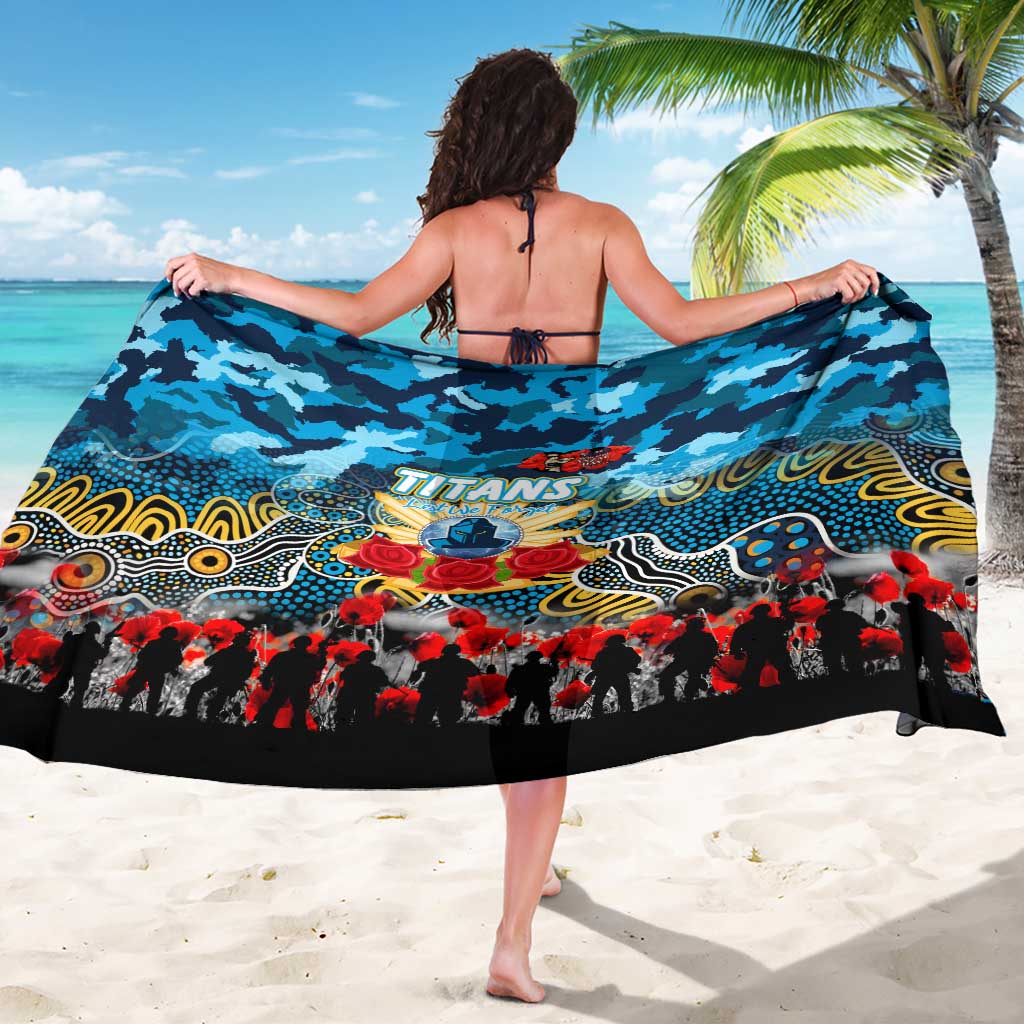 Titans ANZAC Day Sarong Australian Army - Lest We Forget