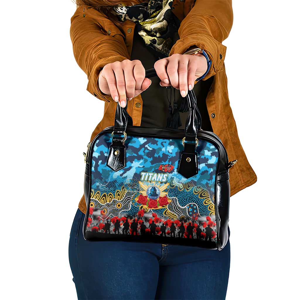 Titans ANZAC Day Shoulder Handbag Australian Army - Lest We Forget
