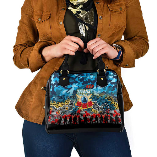Titans ANZAC Day Shoulder Handbag Australian Army - Lest We Forget