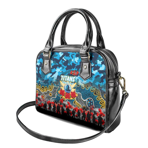 Titans ANZAC Day Shoulder Handbag Australian Army - Lest We Forget