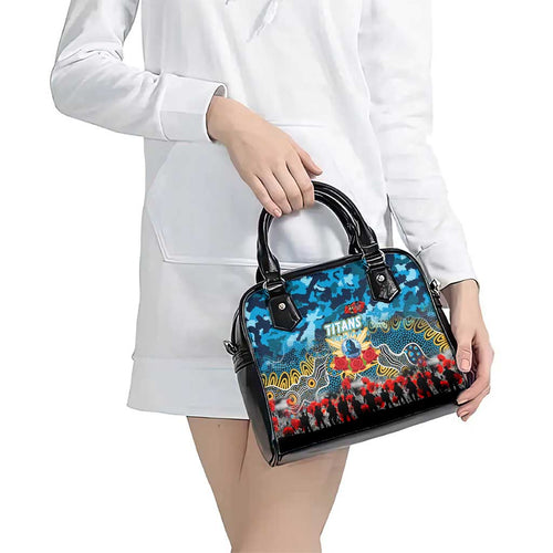 Titans ANZAC Day Shoulder Handbag Australian Army - Lest We Forget