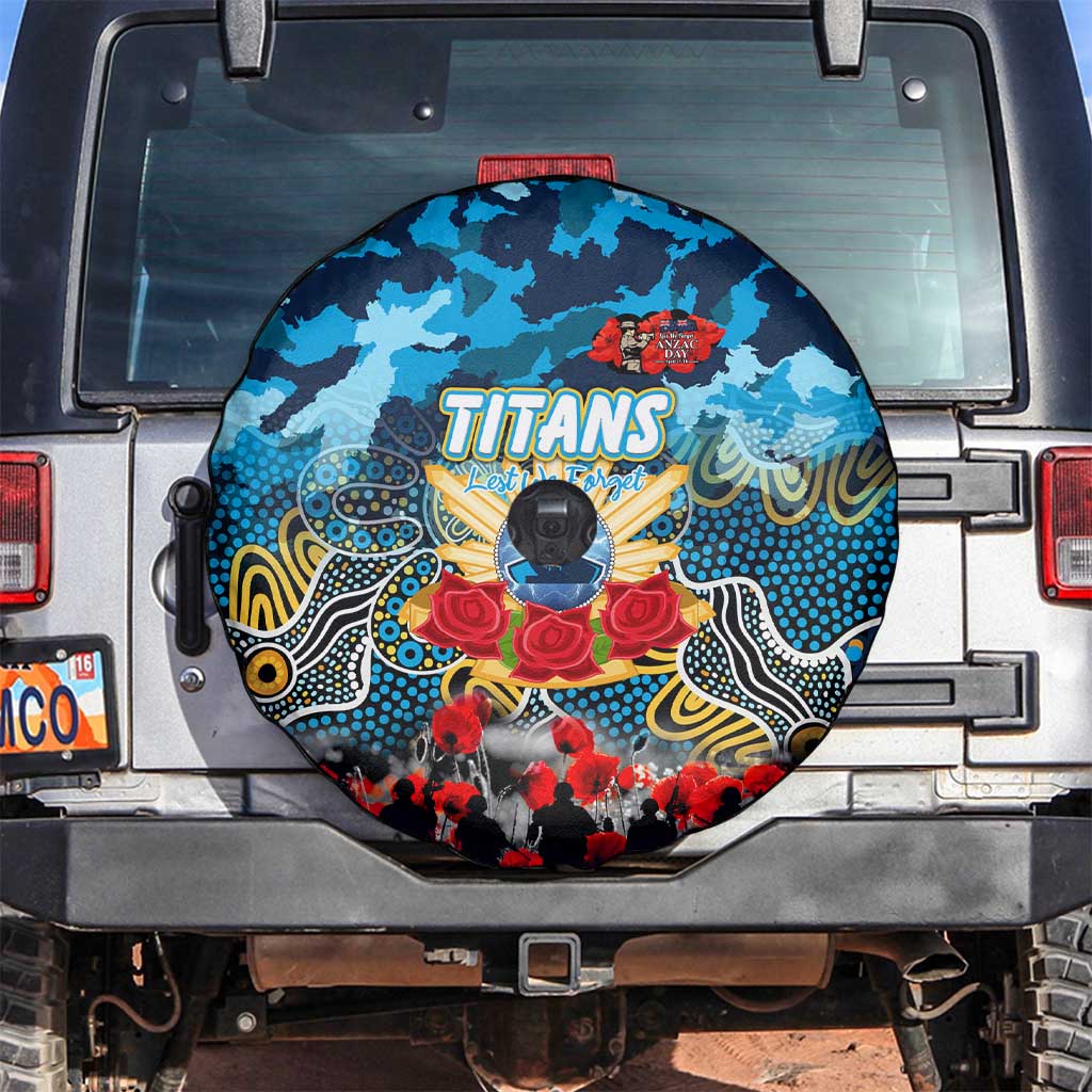 Titans ANZAC Day Spare Tire Cover Australian Army - Lest We Forget
