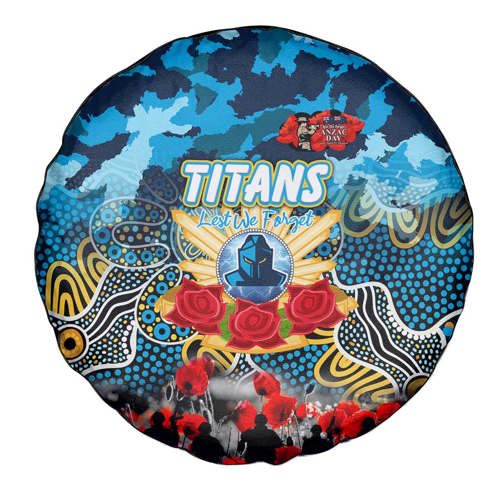 Titans ANZAC Day Spare Tire Cover Australian Army - Lest We Forget