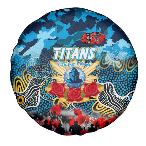 Titans ANZAC Day Spare Tire Cover Australian Army - Lest We Forget