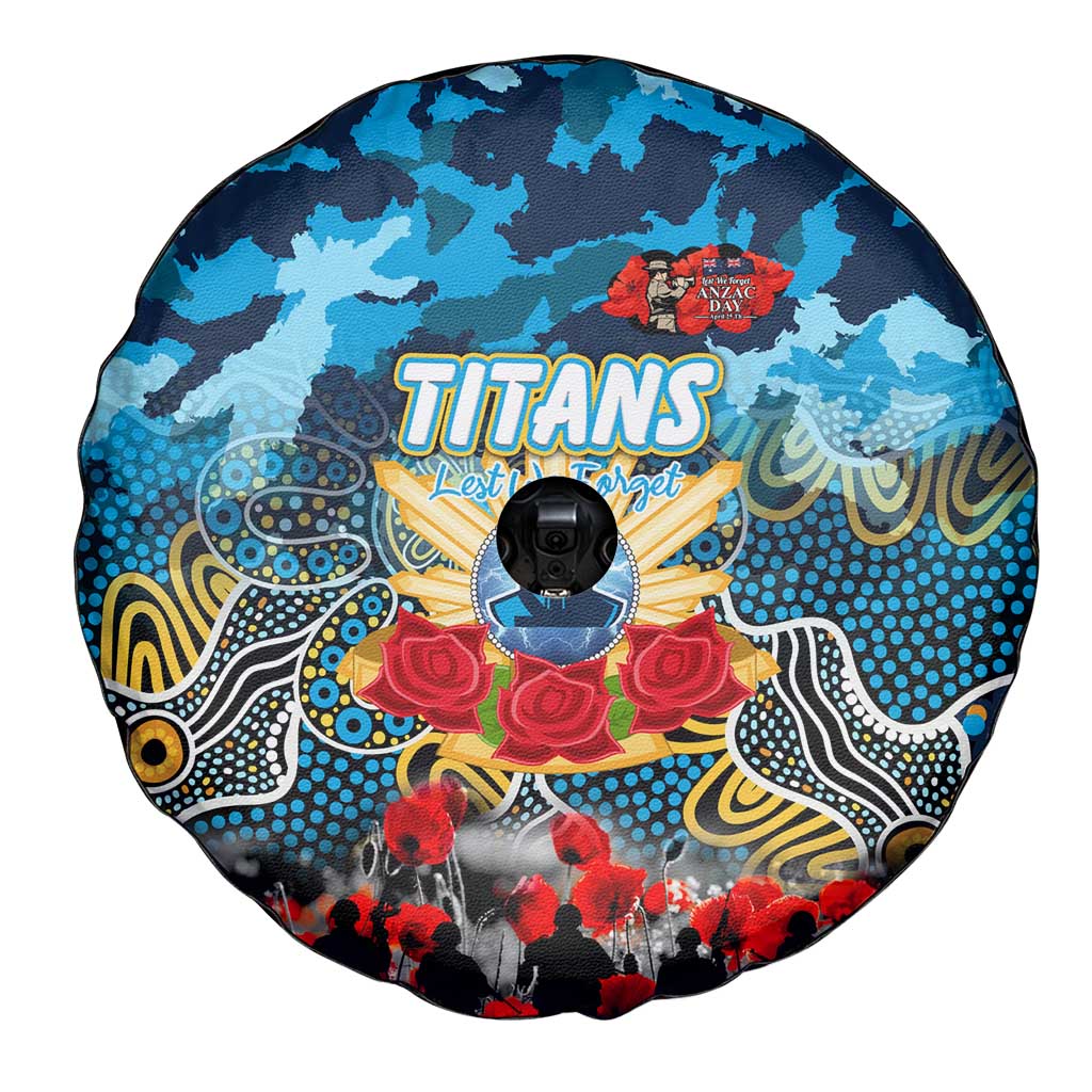 Titans ANZAC Day Spare Tire Cover Australian Army - Lest We Forget