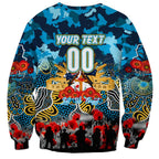 Personalized Titans ANZAC Day Sweatshirt Australian Army - Lest We Forget