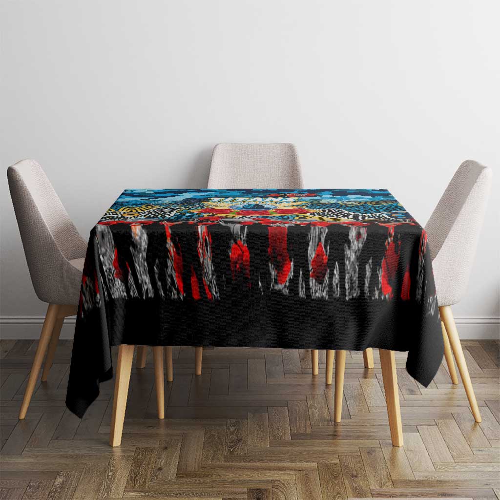 Titans ANZAC Day Tablecloth Australian Army - Lest We Forget