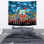 Titans ANZAC Day Tapestry Australian Army - Lest We Forget