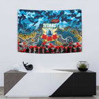 Titans ANZAC Day Tapestry Australian Army - Lest We Forget