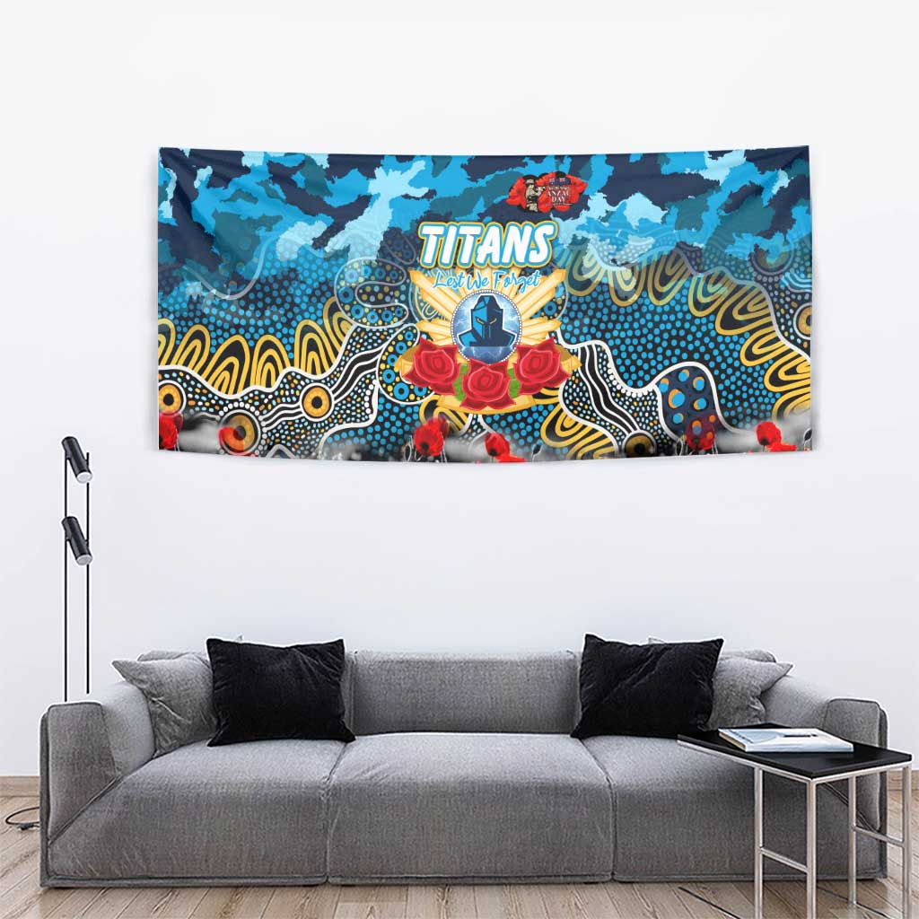 Titans ANZAC Day Tapestry Australian Army - Lest We Forget
