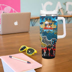 Personalized Titans ANZAC Day Tumbler With Handle Australian Army - Lest We Forget