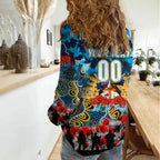 Personalized Titans ANZAC Day Women Casual Shirt Australian Army - Lest We Forget