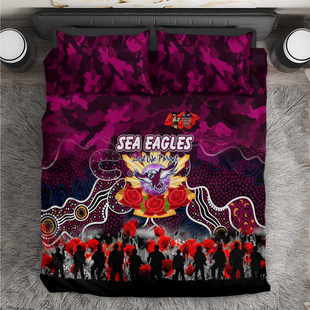 Sea Eagles ANZAC Day Bedding Set Australian Army - Lest We Forget