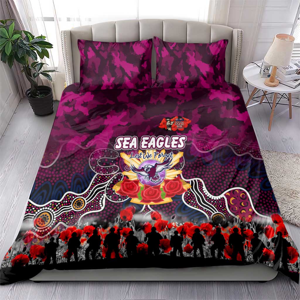 Sea Eagles ANZAC Day Bedding Set Australian Army - Lest We Forget
