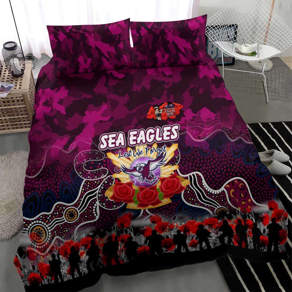 Sea Eagles ANZAC Day Bedding Set Australian Army - Lest We Forget