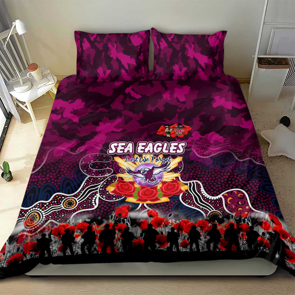 Sea Eagles ANZAC Day Bedding Set Australian Army - Lest We Forget