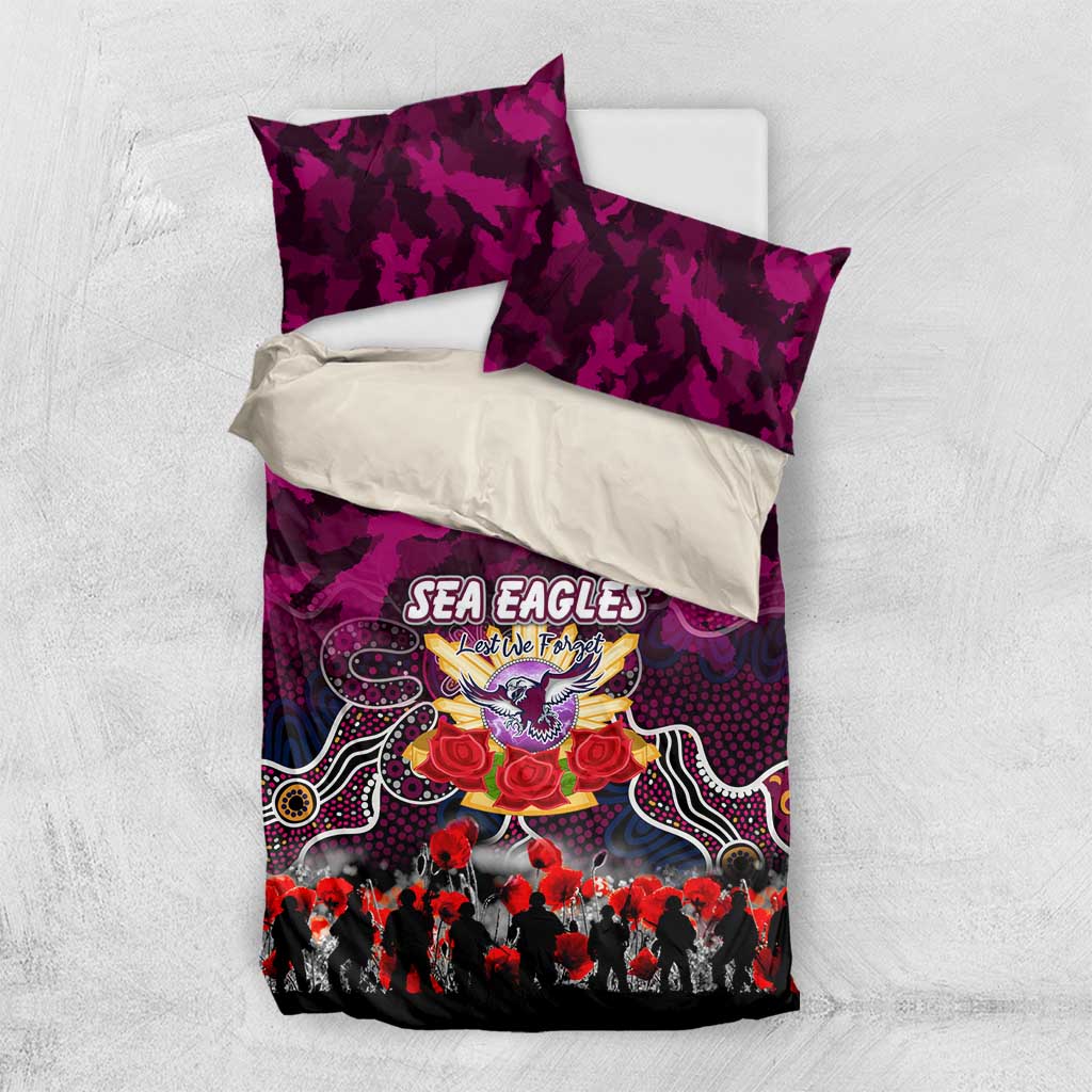 Sea Eagles ANZAC Day Bedding Set Australian Army - Lest We Forget