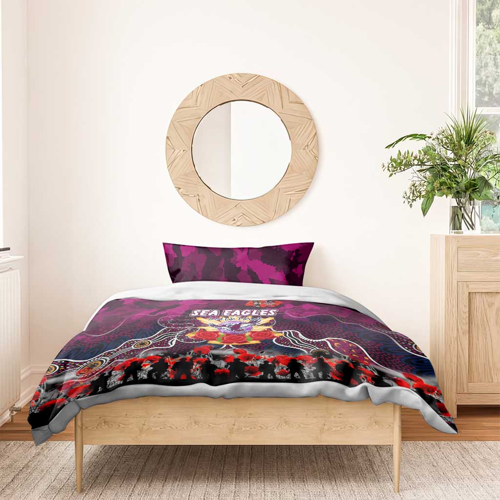Sea Eagles ANZAC Day Bedding Set Australian Army - Lest We Forget