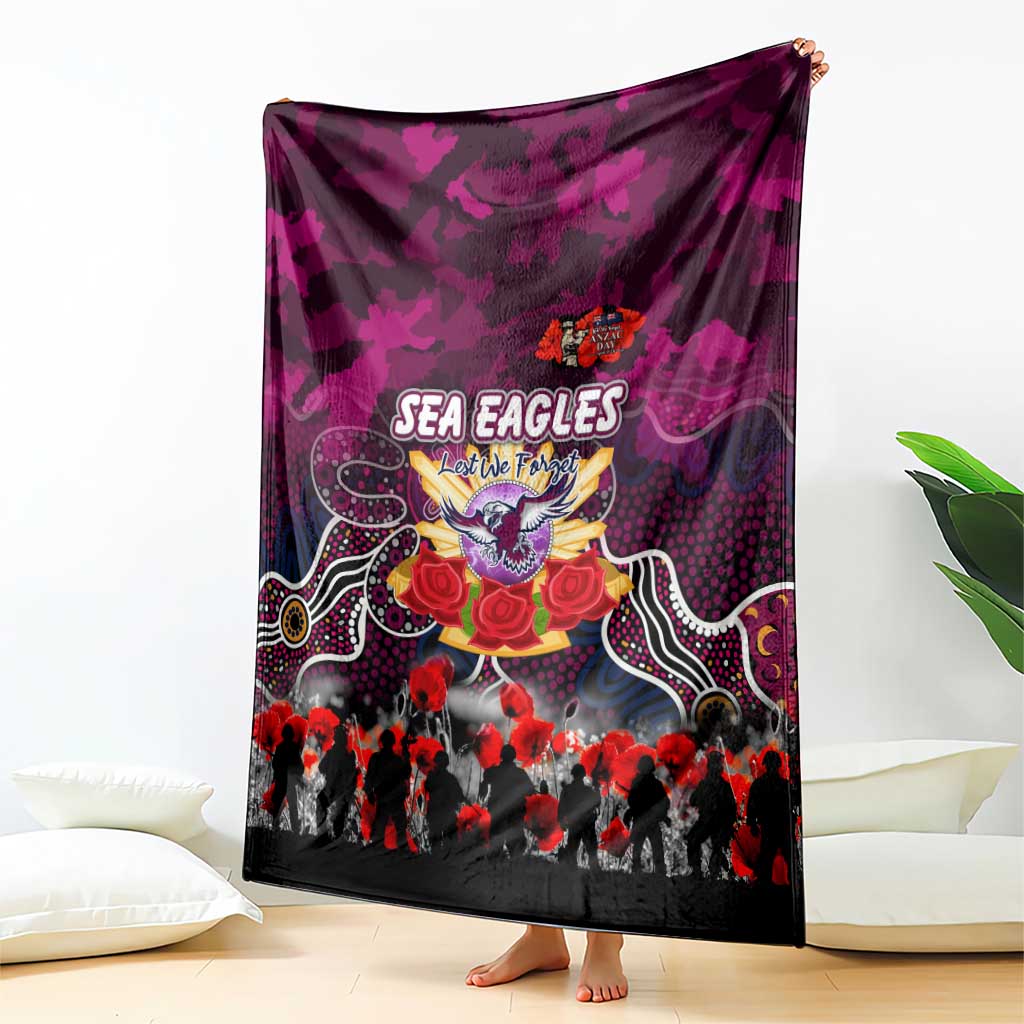 Sea Eagles ANZAC Day Blanket Australian Army - Lest We Forget