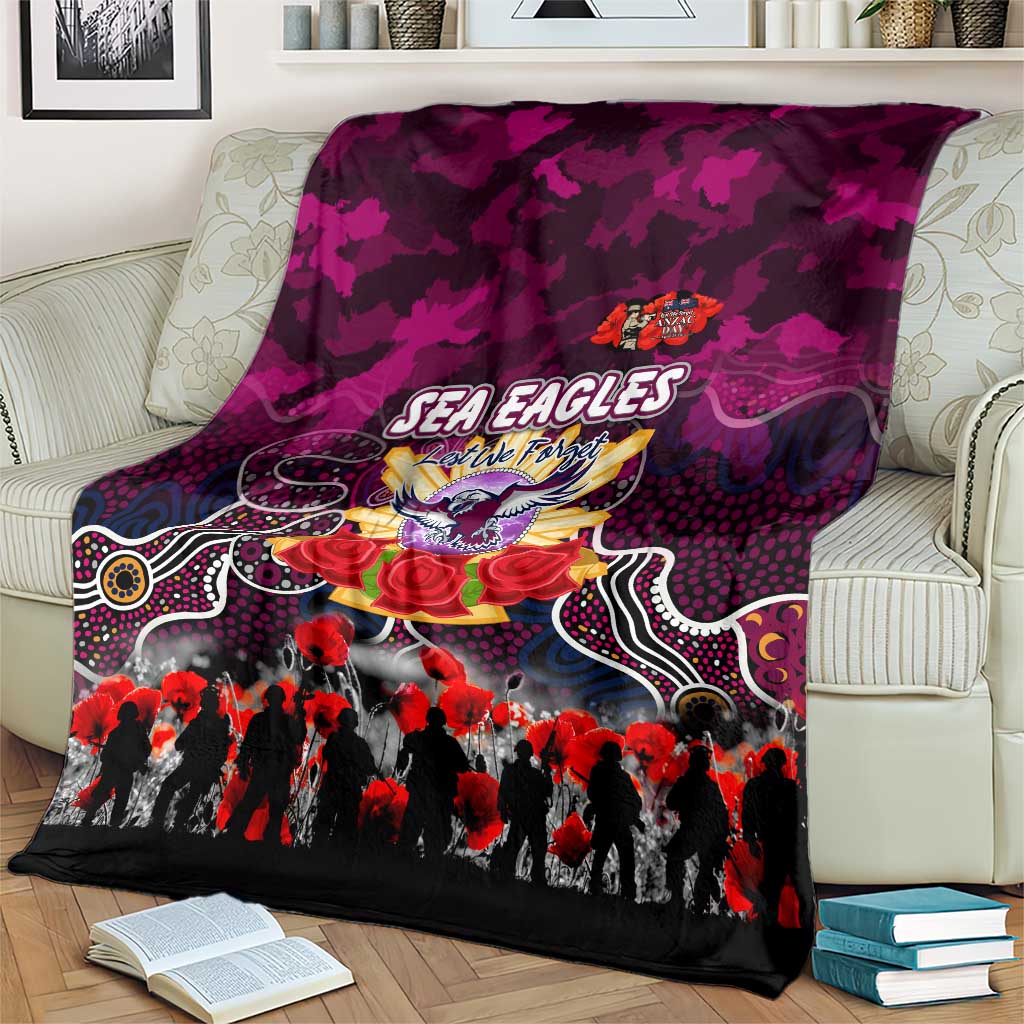 Sea Eagles ANZAC Day Blanket Australian Army - Lest We Forget