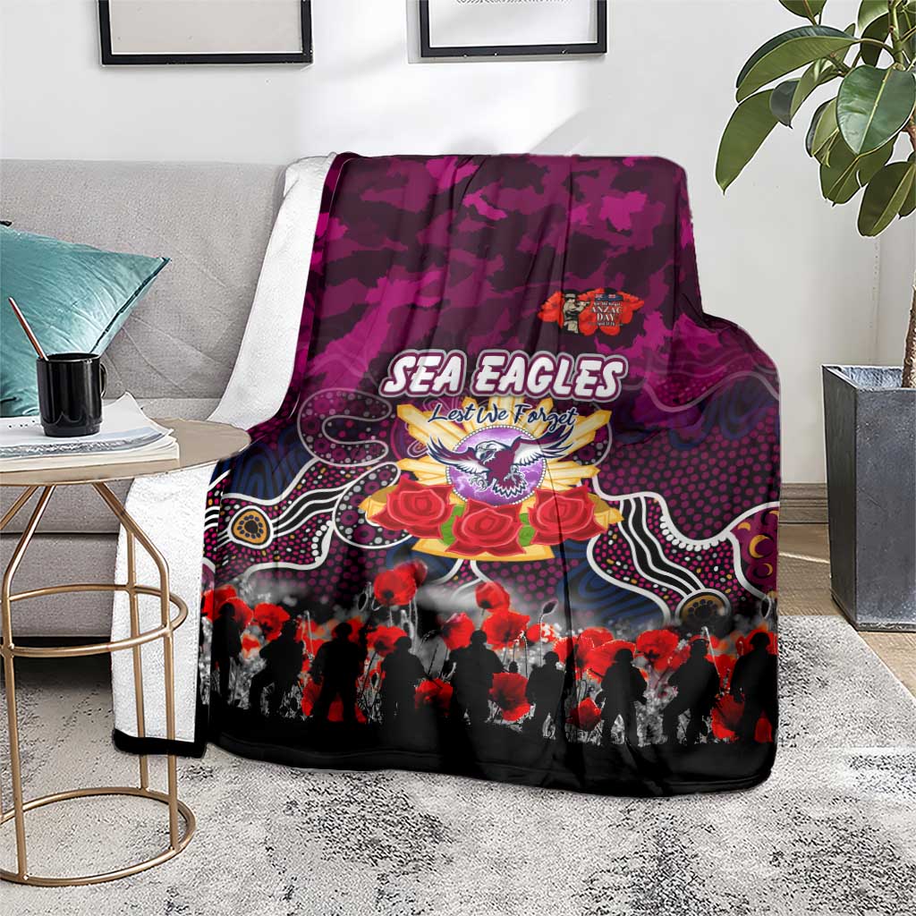 Sea Eagles ANZAC Day Blanket Australian Army - Lest We Forget
