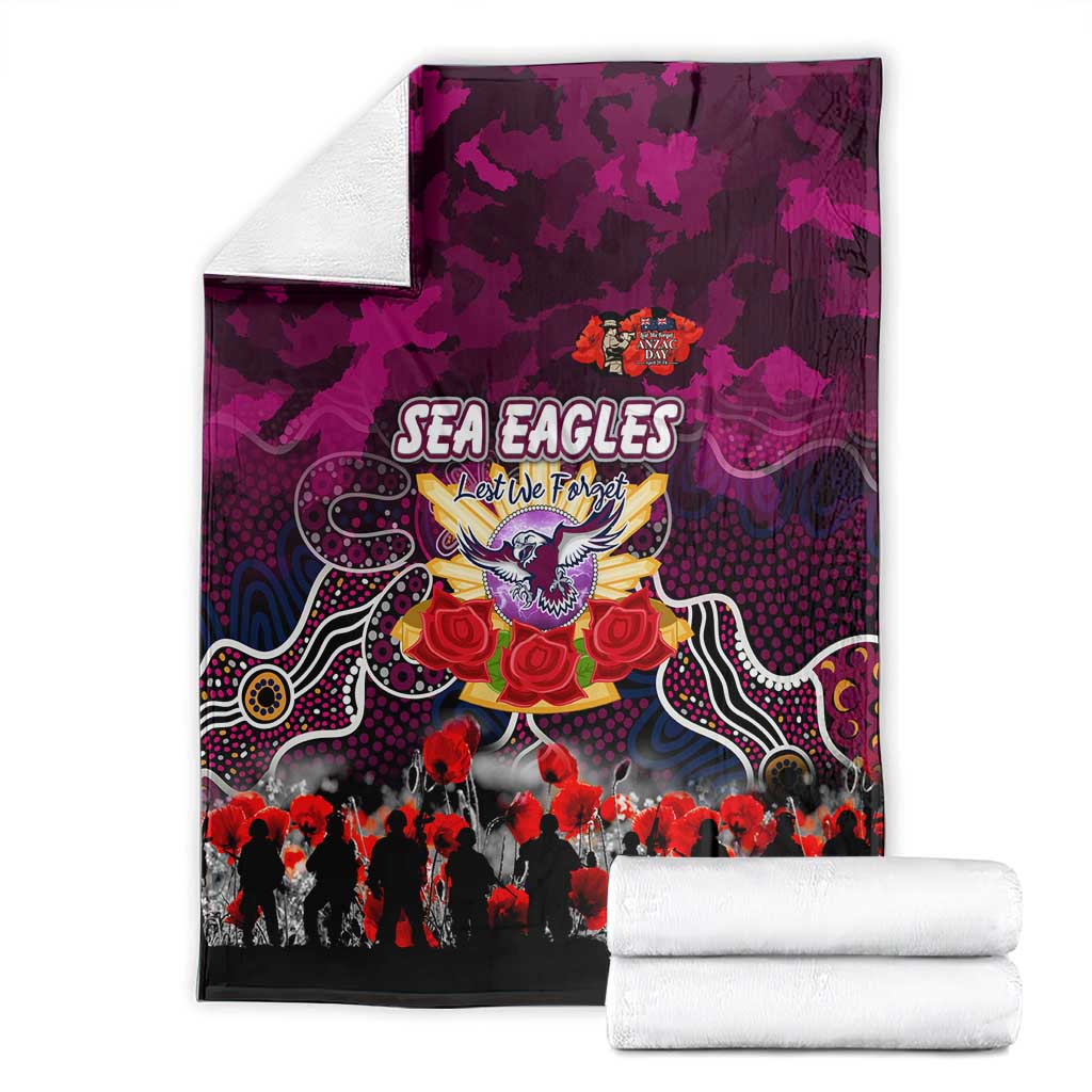 Sea Eagles ANZAC Day Blanket Australian Army - Lest We Forget