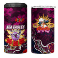 Personalized Sea Eagles ANZAC Day 4 in 1 Can Cooler Tumbler Australian Army - Lest We Forget