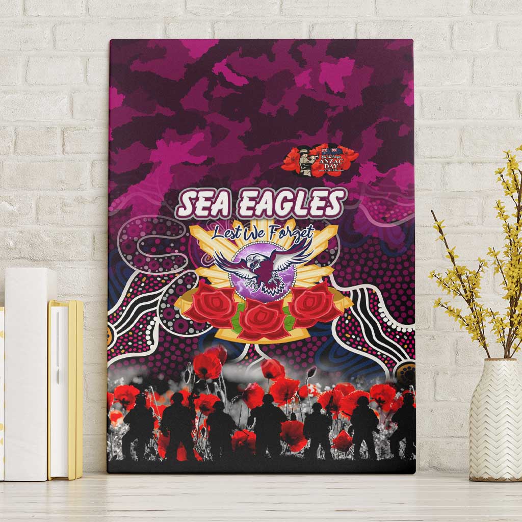 Sea Eagles ANZAC Day Canvas Wall Art Australian Army - Lest We Forget