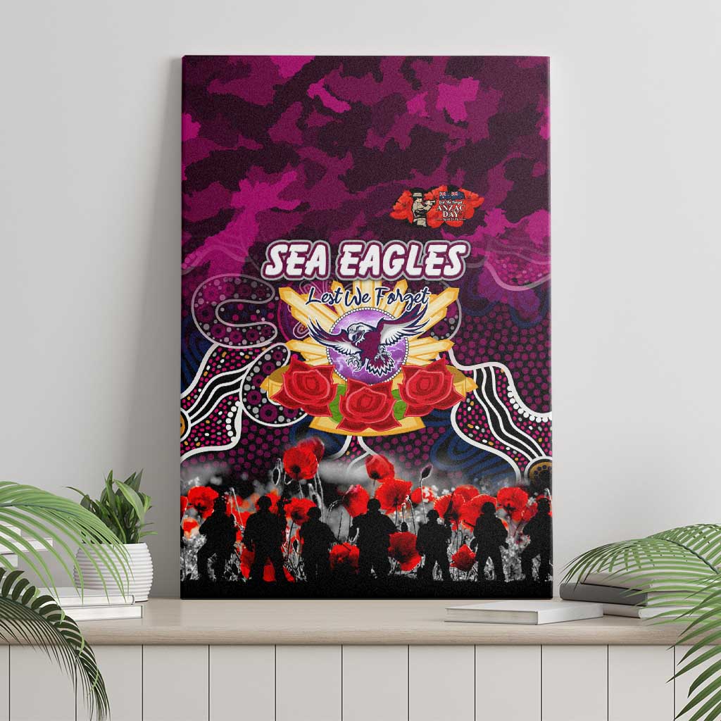 Sea Eagles ANZAC Day Canvas Wall Art Australian Army - Lest We Forget