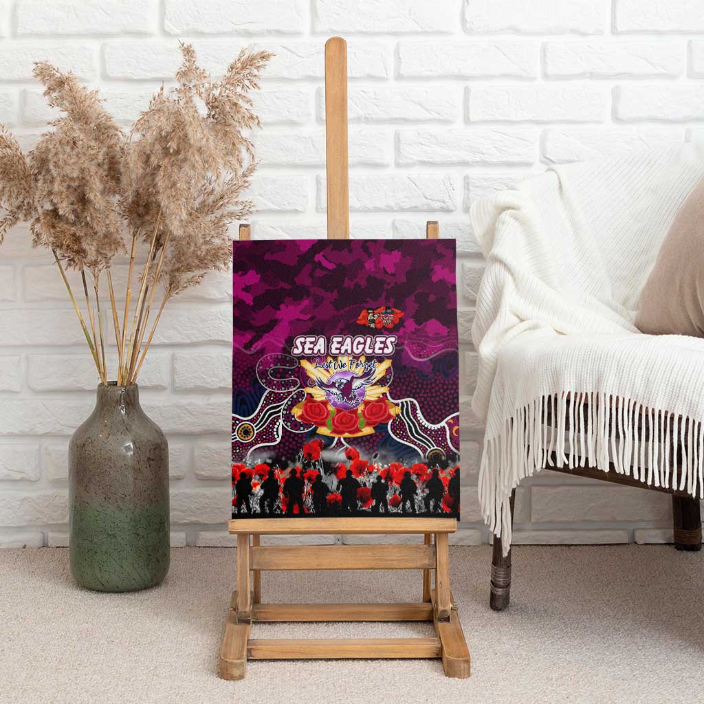 Sea Eagles ANZAC Day Canvas Wall Art Australian Army - Lest We Forget