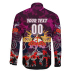 Personalized Sea Eagles ANZAC Day Family Matching Mermaid Dress and Hawaiian Shirt Australian Army - Lest We Forget