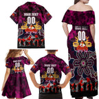 Personalized Sea Eagles ANZAC Day Family Matching Off Shoulder Maxi Dress and Hawaiian Shirt Australian Army - Lest We Forget