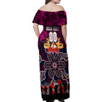 Personalized Sea Eagles ANZAC Day Family Matching Off Shoulder Maxi Dress and Hawaiian Shirt Australian Army - Lest We Forget
