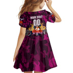 Personalized Sea Eagles ANZAC Day Family Matching Off Shoulder Short Dress and Hawaiian Shirt Australian Army - Lest We Forget