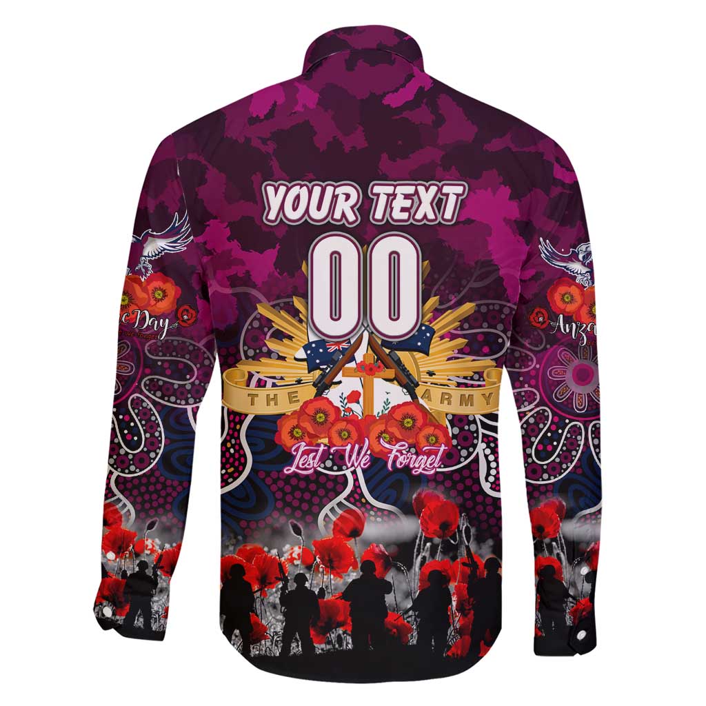 Personalized Sea Eagles ANZAC Day Family Matching Short Sleeve Bodycon Dress and Hawaiian Shirt Australian Army - Lest We Forget