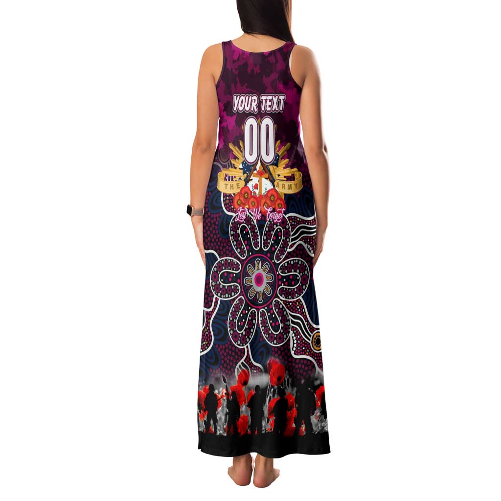 Personalized Sea Eagles ANZAC Day Family Matching Tank Maxi Dress and Hawaiian Shirt Australian Army - Lest We Forget