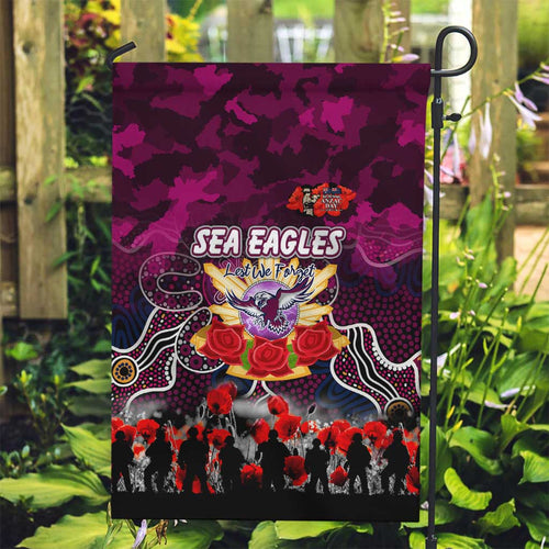 Sea Eagles ANZAC Day Garden Flag Australian Army - Lest We Forget