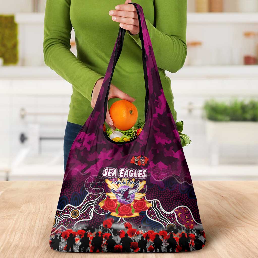 Sea Eagles ANZAC Day Grocery Bag Australian Army - Lest We Forget