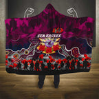 Sea Eagles ANZAC Day Hooded Blanket Australian Army - Lest We Forget