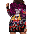 Personalized Sea Eagles ANZAC Day Hoodie Dress Australian Army - Lest We Forget